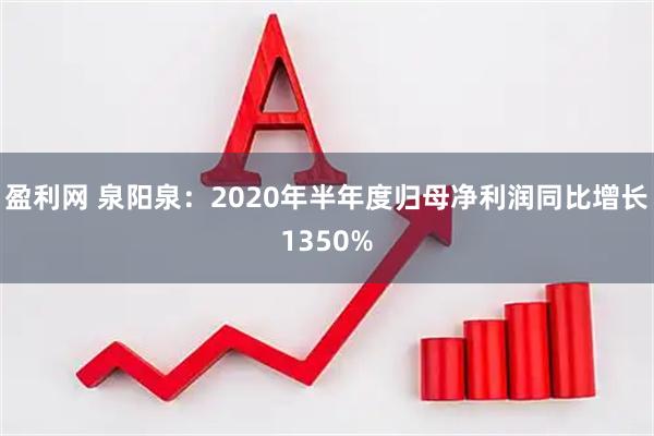 盈利网 泉阳泉：2020年半年度归母净利润同比增长1350%