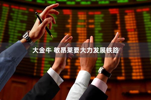 大金牛 敏昂莱要大力发展铁路